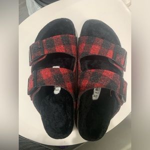 Birkenstock Arizona Shearling Slide Sandal - Women's